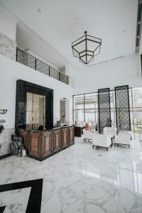 Ein Sitzbereich in der Unterkunft Platinum 1010 Studio Tera Apartemen Bandung City View