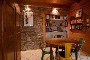 Knihovna v bed and breakfast