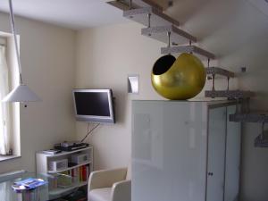 TV/trung tâm giải trí tại Ferienhaus Kamerun an der Elbe - CASA KAMERUNSCHAF