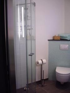 Phòng tắm tại Ferienhaus Kamerun an der Elbe - CASA KAMERUNSCHAF