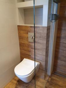 Kúpeľňa v ubytovaní Pokoje na Buńdówkach