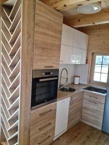 Kuchyň nebo kuchyňský kout v ubytování Luxury Villa HORSE RIVER