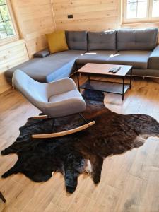 Posezení v ubytování Luxury Villa HORSE RIVER