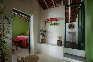 A bed or beds in a room at Casa Jaali