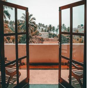 Balkón nebo terasa v ubytování Esprit d'Ici Hotel