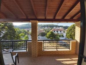 Balkón nebo terasa v ubytování Mirmidones Corfu Apartment