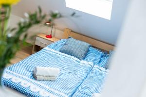 Uma cama ou camas num quarto em Frajárka
