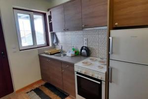 Η κουζίνα ή μικρή κουζίνα στο Manto Apartments Lefkada