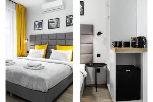 Posteľ alebo postele v izbe v ubytovaní HOUSEHOST Apartment: Miodowa 42/8a Street