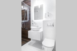 Kúpeľňa v ubytovaní HOUSEHOST Apartment: Miodowa 42/8a Street