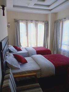Zhideychen Resort房間的床