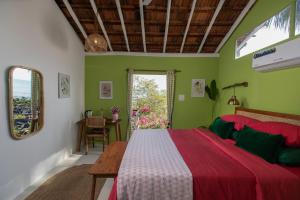 Postel nebo postele na pokoji v ubytování Casa Jaali