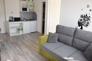 Kuchyň nebo kuchyňský kout v ubytování La Siesta Bogács Apartman
