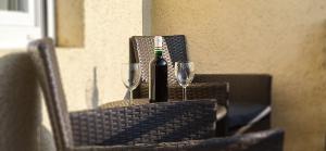 Posezení v ubytování La Siesta Bogács Apartman