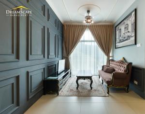 Ruang duduk di Zetter Suites @ Cameron