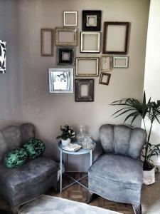 Posezení v ubytování RaMaya, casa d'artista