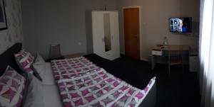 Postel nebo postele na pokoji v ubytování Ferienhaus Bernhardine