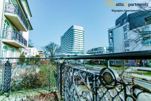 Balkon lub taras w obiekcie Baltic Apartments - Apartamenty Korony Piastów