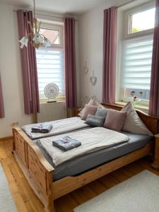 Postel nebo postele na pokoji v ubytování Ferienwohnung Vino Palatina