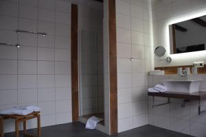 Koupelna v ubytování Weingut Manuel Sauer