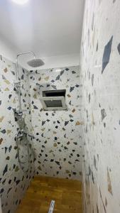Koupelna v ubytování Hotel Drinos