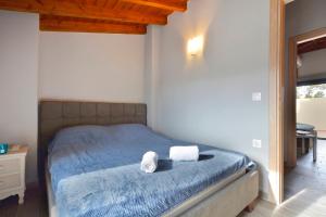 Posteľ alebo postele v izbe v ubytovaní Anemomilos Casa ideale 1st floor