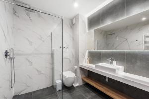 Koupelna v ubytování Apartament Czorsztyn Lake & Ski + 29 fotografií