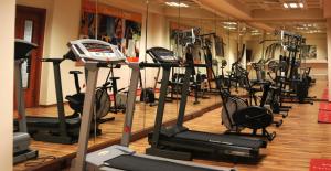 Fitness centrum a/nebo fitness zařízení v ubytování Rumi Hotel