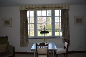 A seating area at Holmbush House 