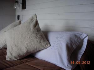 Säng eller sängar i ett rum på Cabañas El Mirador de Icho Cruz