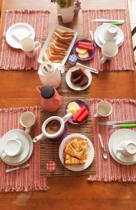 Morgenmad for gæster der bor på Pousada Terra Sul