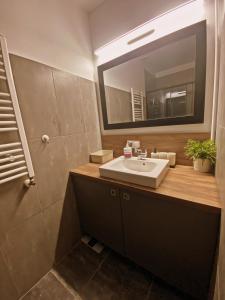 Kúpeľňa v ubytovaní Apartament Zdrój Lądek