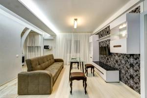 O zonă de relaxare la Luxurious 2k apartment, Bolshaya Vasilkovskaya street 145/1, Ocean Plaza