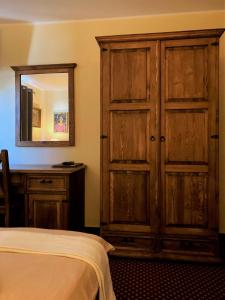 Postel nebo postele na pokoji v ubytování Haus Treffer