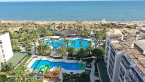 an aerial view of the resort and the beach at Estival Islantilla in Islantilla