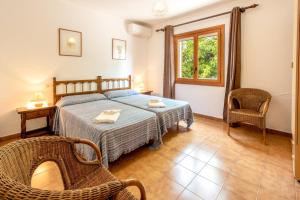 Postel nebo postele na pokoji v ubytování Villa Sol Roma