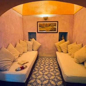 A seating area at Agricola Pineda