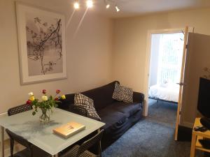 Posezení v ubytování Birmingham Emerald, 2 bedroom Apartment