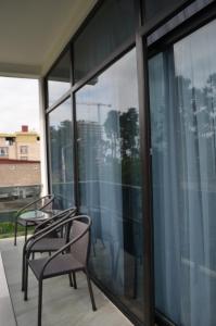 Balkón nebo terasa v ubytování White Hotel