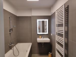 Koupelna v ubytování City Appartement Wien-Schwechat