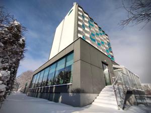 Budova, v ktorej sa apartmánový hotel nachádza
