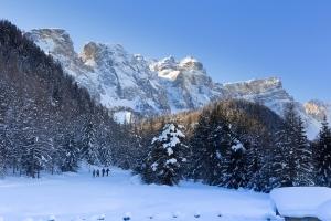 Chalet Mornà v zimě