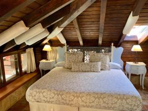 Cama o camas de una habitación en Akla La Casa Del Puente