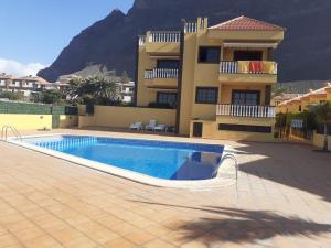 Bazén v ubytování SUNSET HOUSE EL Cieno 10A nebo v jeho okolí