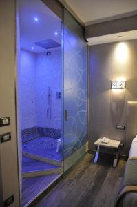 Koupelna v ubytování Hotel Aquila