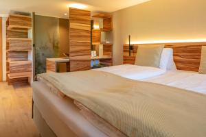 Letto o letti in una camera di Hotel Frohe Aussicht