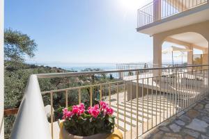 Balkón nebo terasa v ubytování Luna Apartments Corfu