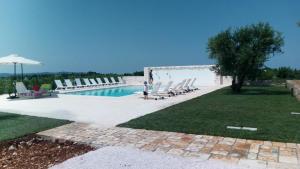 Der Swimmingpool an oder in der Nähe von Geranio Apartment - Villaggio di Mary