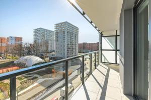 Balkón alebo terasa v ubytovaní Apartament Nadmorskie Spektrum & Parking