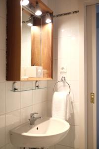 Koupelna v ubytování Parkhotel Obermenzing